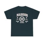 WI Vintage Athletic Sports Design Cotton Tee Madison Wisconsin T-Shirt - Image 9
