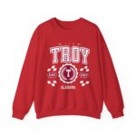 Vintage Troy Alabama AL Athletic Sports Design varsity pullover sweater  Crewneck Sweatshirt - Image 29
