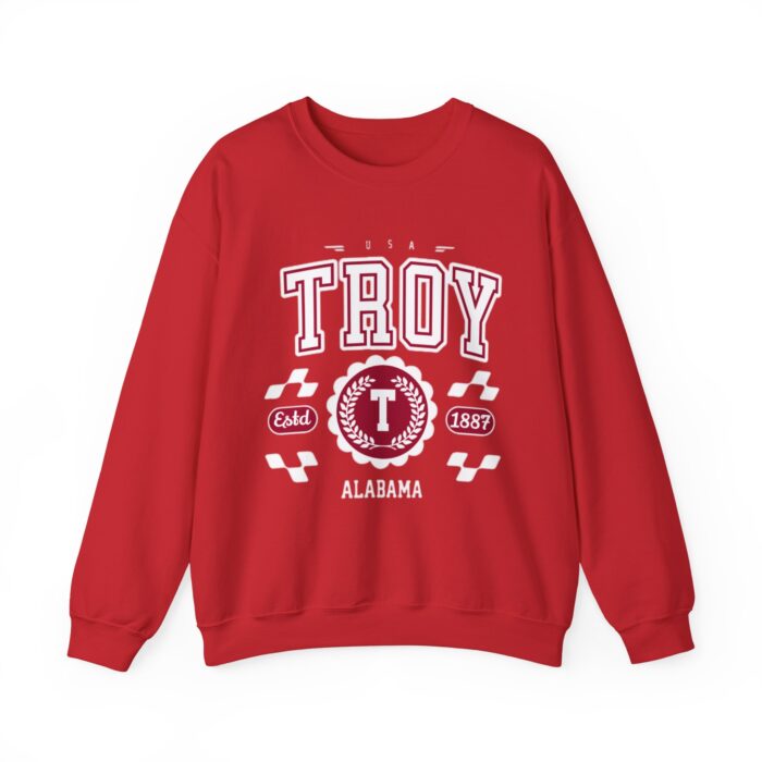 Vintage Troy Alabama AL Athletic Sports Design varsity pullover sweater  Crewneck Sweatshirt - Image 29
