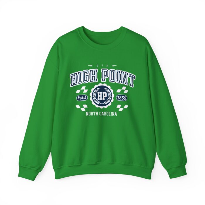 Vintage High Point North Carolina Athletic Sports Design varsity pullover sweater Crewneck Sweatshirt - Image 9