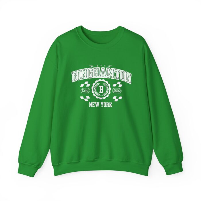 Binghamton New York Vintage Sports Crewneck Sweatshirt - Retro Unisex Pullover for Men and Women sweater - Image 9