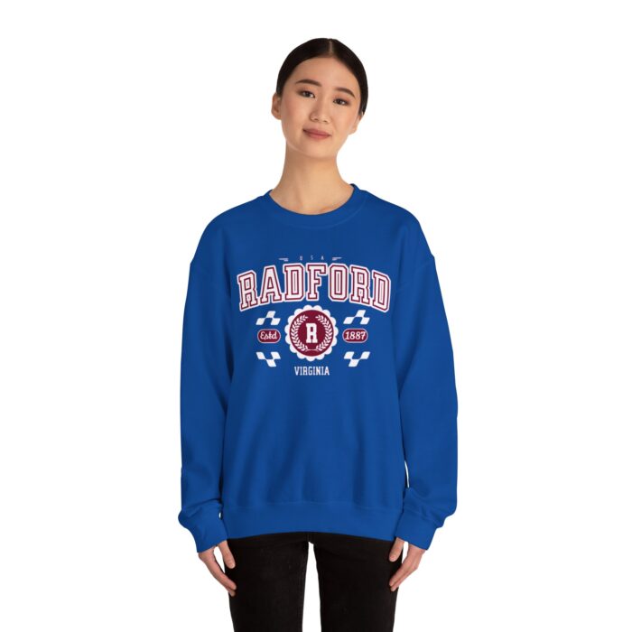 Vintage Radford Virginia VA Vintage Athletic Sports Design varsity pullover sweater  Crewneck Sweatshirt - Image 20