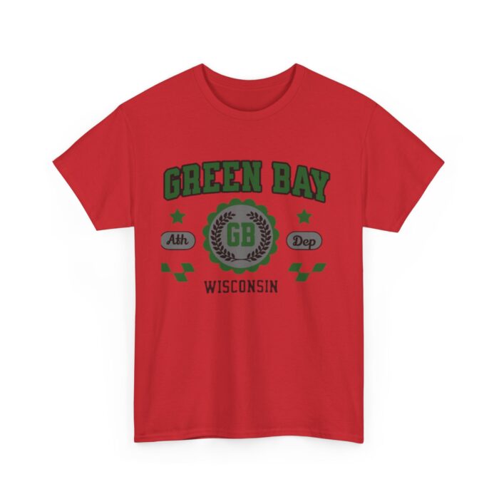 Wisconsin Green Bay  t-shirt Vintage Athletic Sports Design  Cotton Tee - Image 39