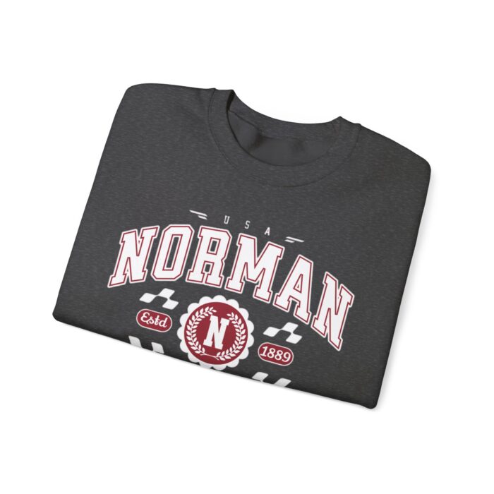 Vintage Athletic Sports Design Norman Oklahoma OK Sweatshirt - Image 11