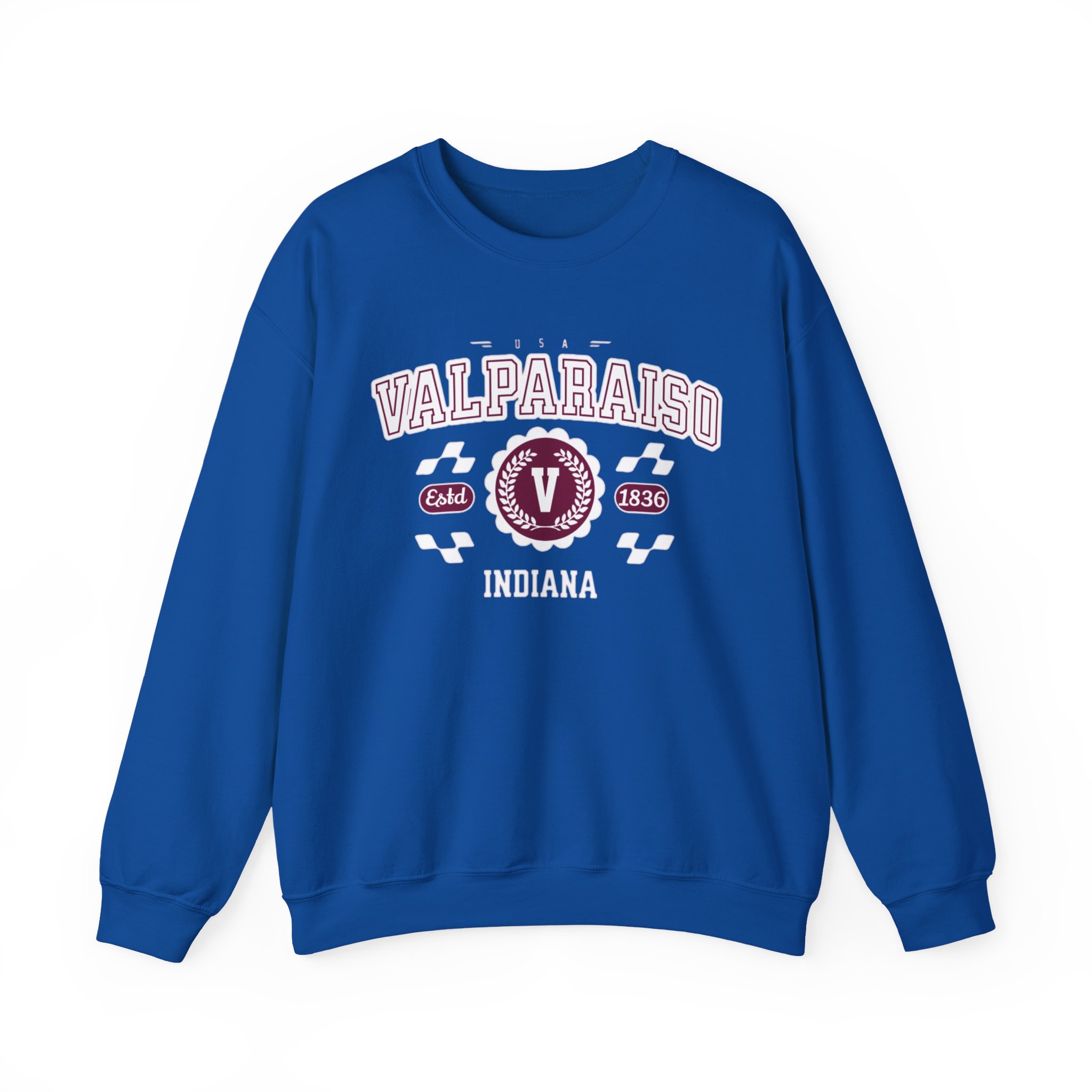 Vintage Valparaiso Indiana Athletic Sports Design varsity pullover sweater Crewneck Sweatshirt - Image 17