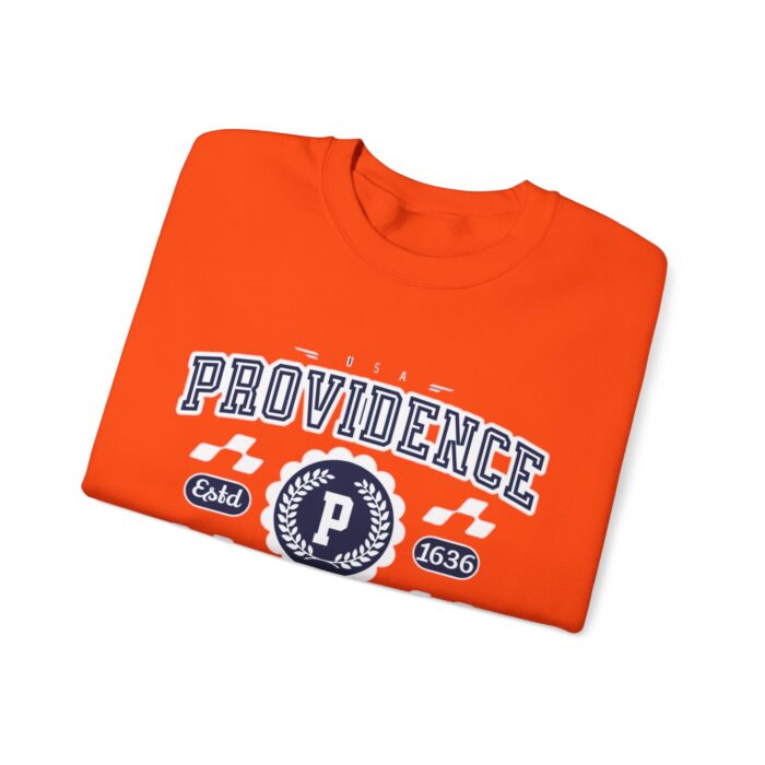 Vintage Providence Rhode Island Athletic Sports Design varsity pullover sweater Crewneck Sweatshirt - Image 7
