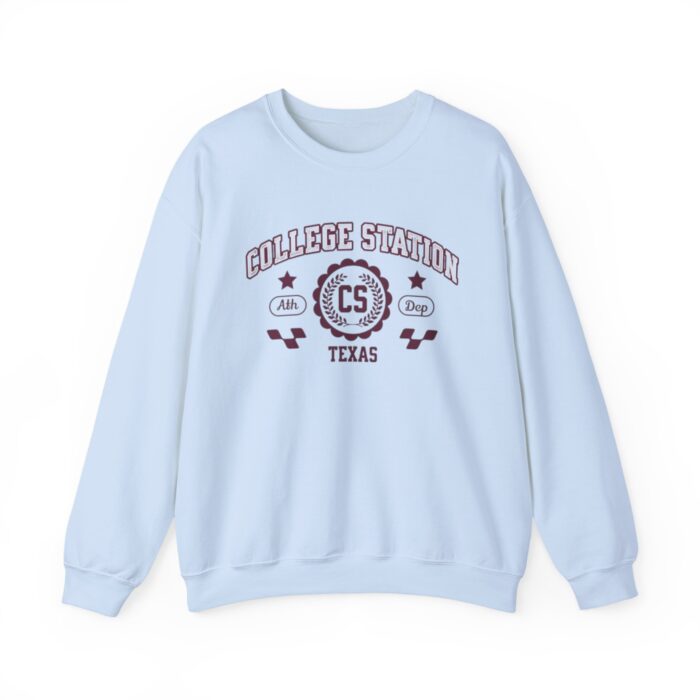 College Station Texas Sweatshirt - Unisex Vintage Athletic Crewneck sweater or hoodie - Image 13