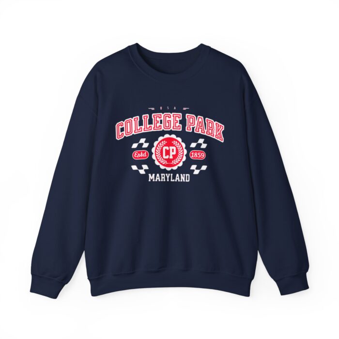Vintage College Park Maryland Athletic Sports Design varsity sweater Crewneck Sweatshirt - Image 21