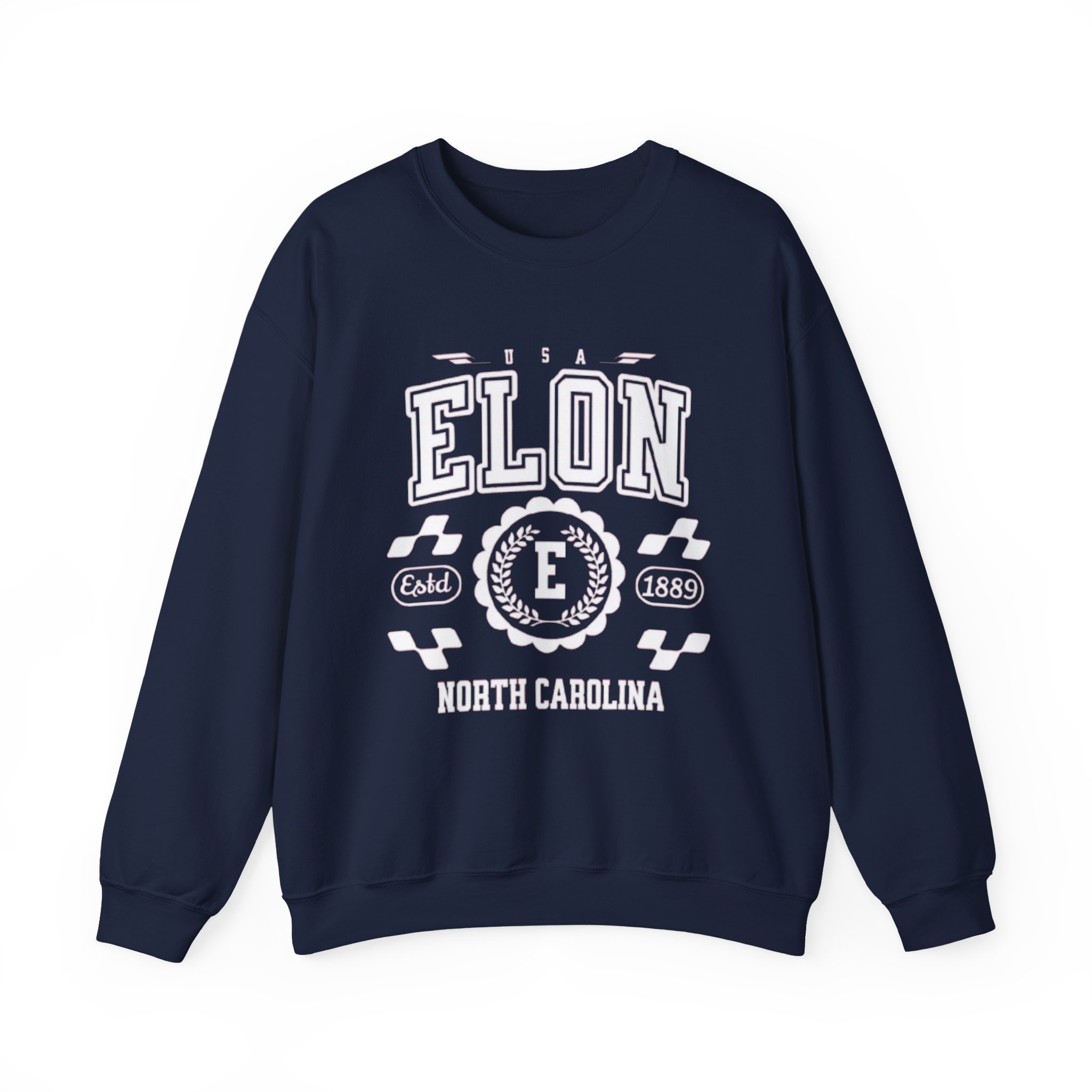 Elon North Carolina Sweatshirt - Unisex Vintage Athletic Crewneck - Image 21
