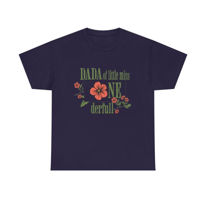 Dada of Miss Onederful  Birthday T-Shirt – Cute Daisy Flower Design for Dads - Image 29