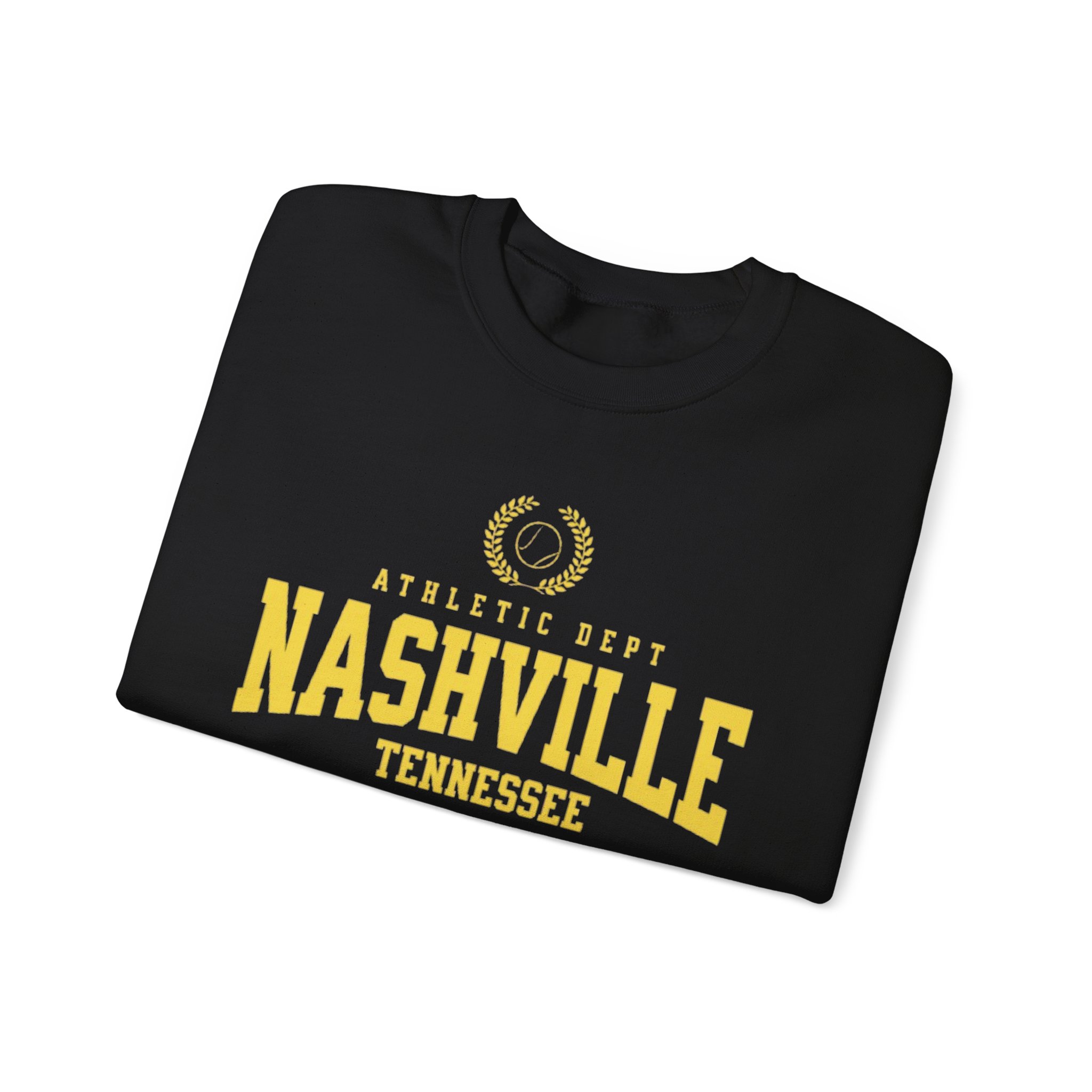 Nashville Tennessee Urban Varsity Crewneck Sweatshirt Music City Style Meets Athletic Flair - Image 3