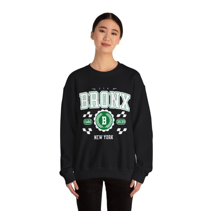 Vintage Bronx New York NY Athletic Sports Design Crewneck Sweatshirt - Image 4