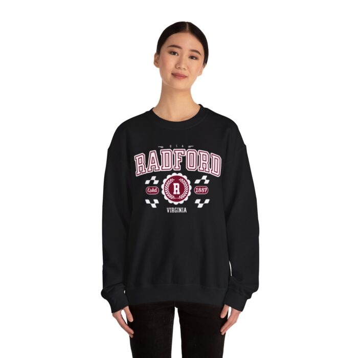 Vintage Radford Virginia VA Vintage Athletic Sports Design varsity pullover sweater  Crewneck Sweatshirt - Image 4