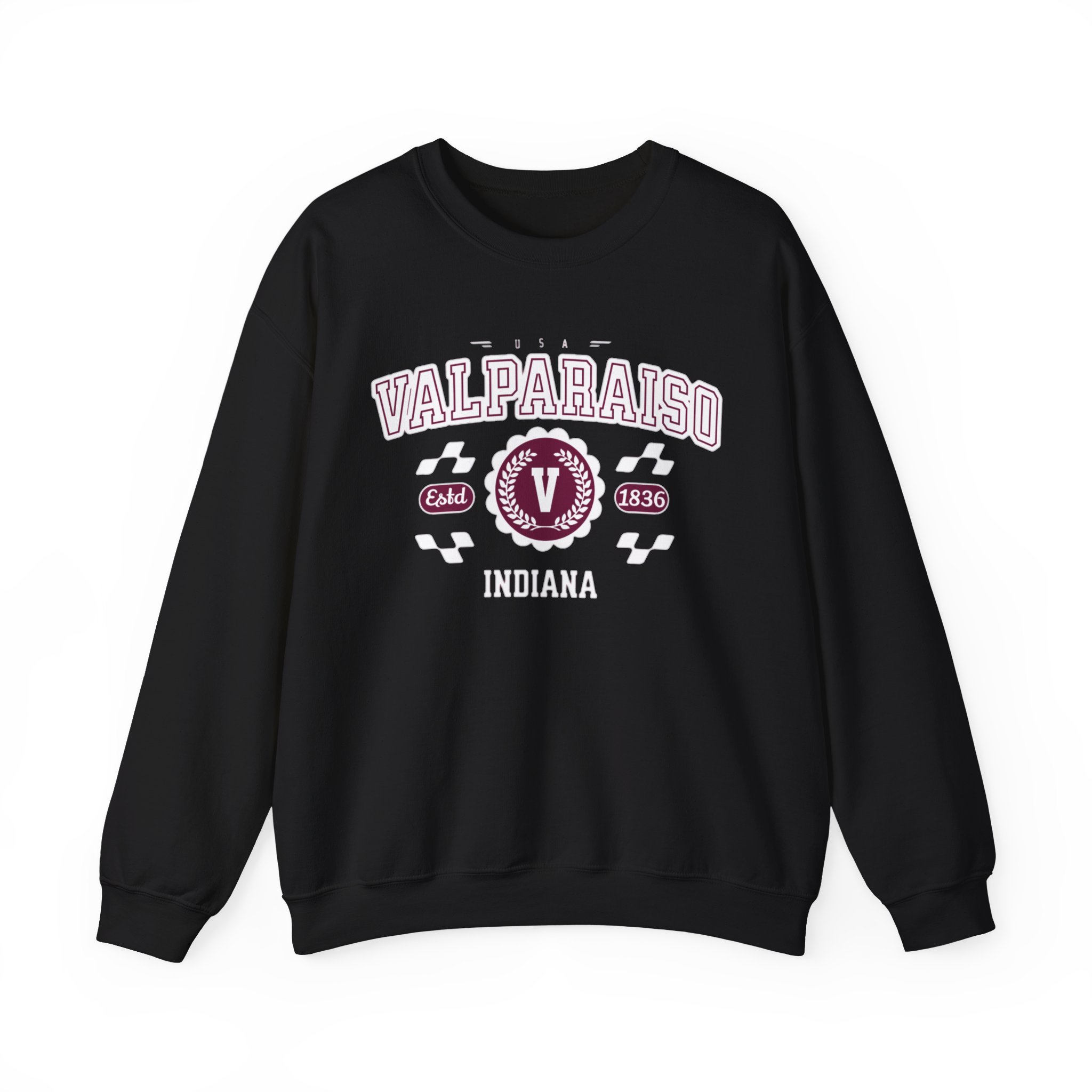Vintage Valparaiso Indiana Athletic Sports Design varsity pullover sweater Crewneck Sweatshirt