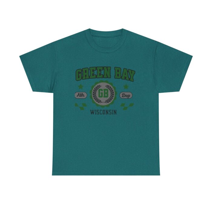 Wisconsin Green Bay  t-shirt Vintage Athletic Sports Design  Cotton Tee - Image 29