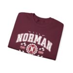 Vintage Athletic Sports Design Norman Oklahoma OK Sweatshirt - Image 7