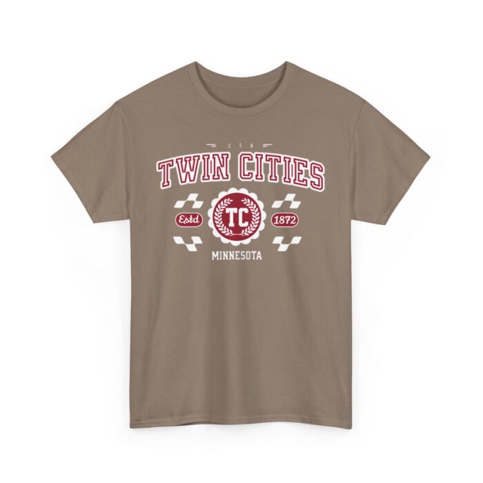 Twin Cities Minnesota Varsity T-Shirt - Classic Athletic Unisex Tee for Men & Women - Image 7