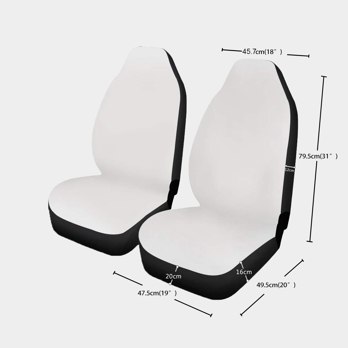Washington Commanders Universal Car Seat Cover With Thickened Back - Image 3