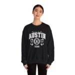 Austin Texas TX Vintage Sports Design Sweatshirt - Retro Athletic Pullover for Men and Women - Image 4