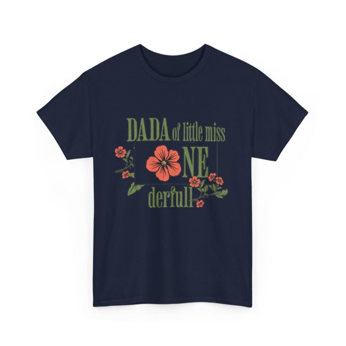 Dada of Miss Onederful  Birthday T-Shirt – Cute Daisy Flower Design for Dads - Image 27