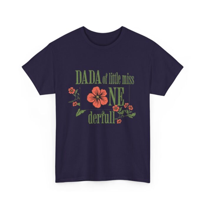 Dada of Miss Onederful  Birthday T-Shirt – Cute Daisy Flower Design for Dads - Image 31