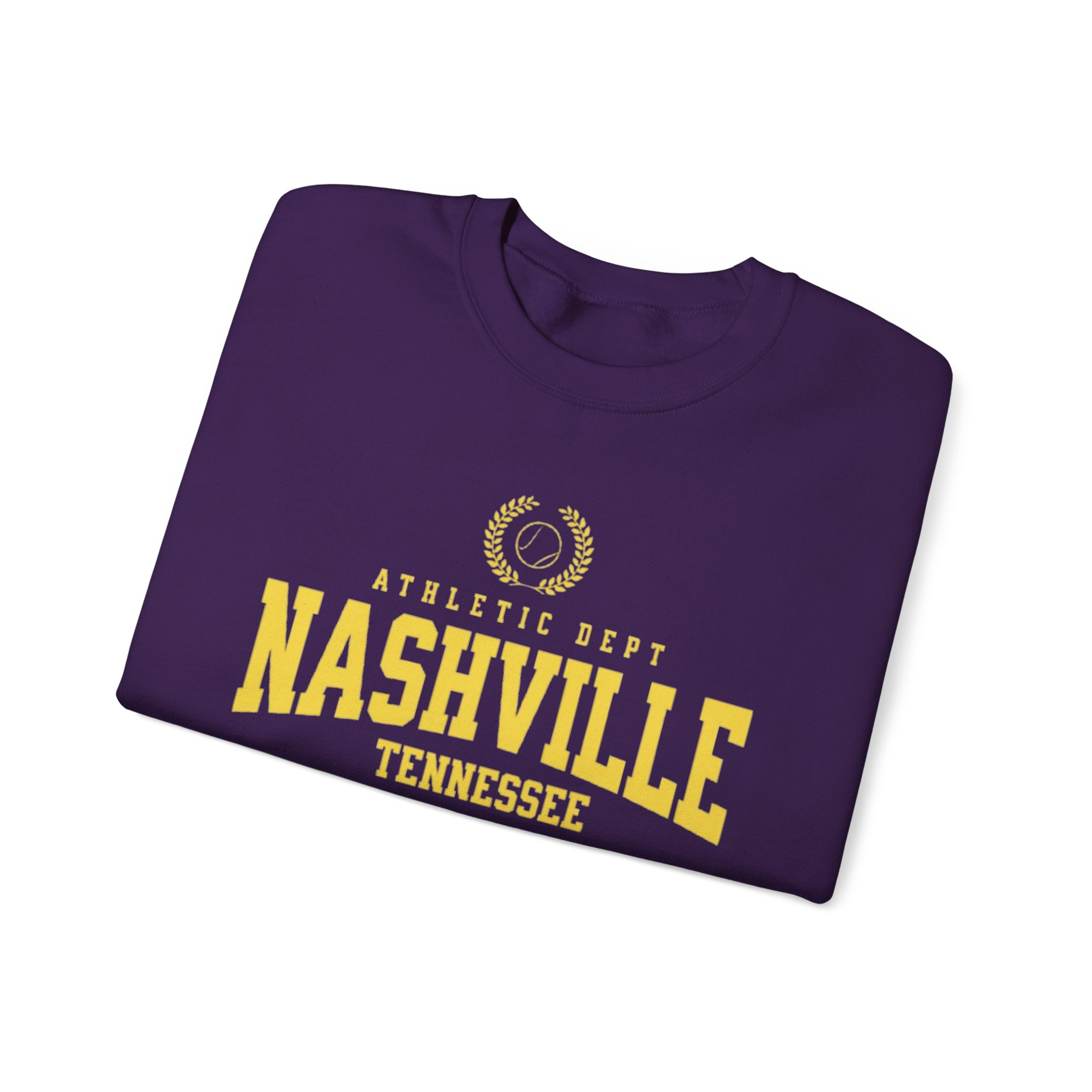 Nashville Tennessee Urban Varsity Crewneck Sweatshirt Music City Style Meets Athletic Flair - Image 19