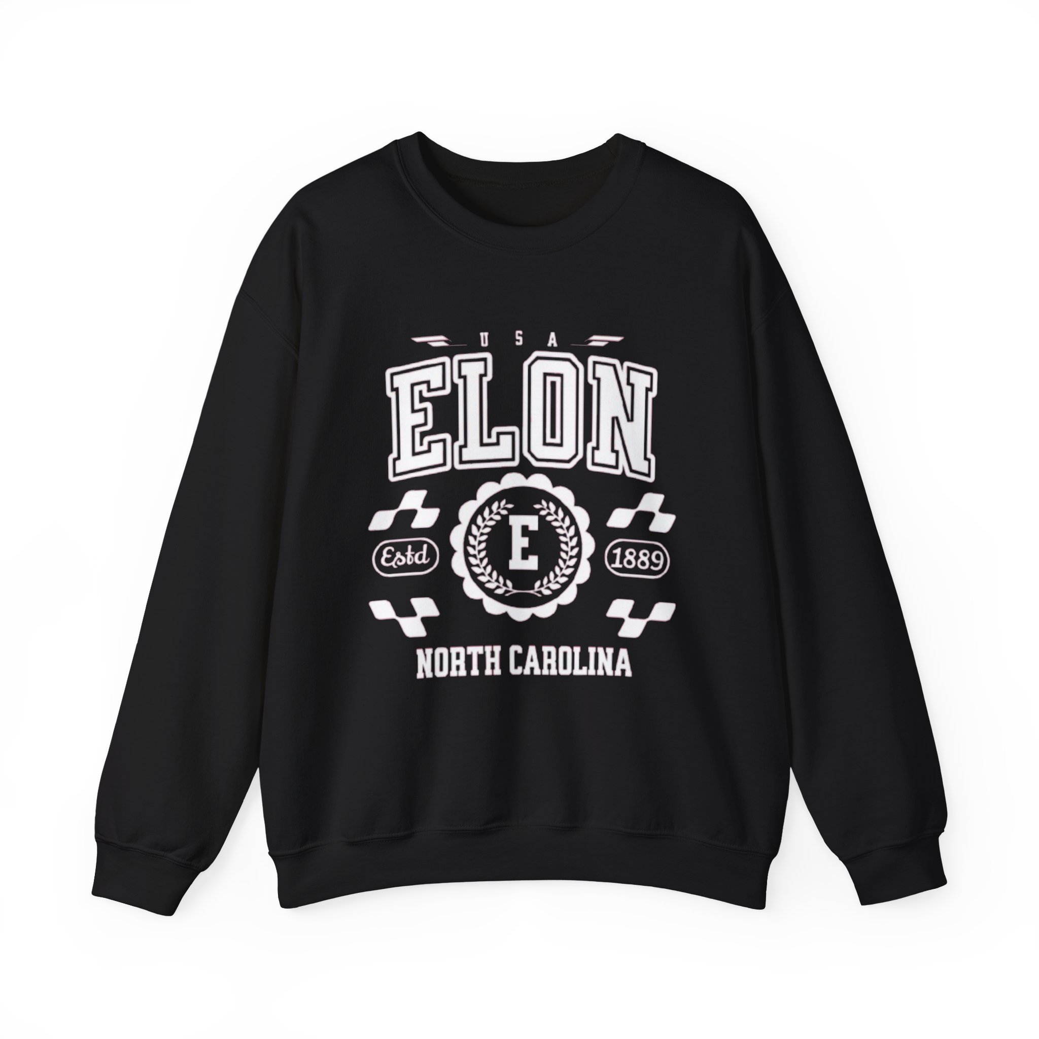 Elon North Carolina Sweatshirt - Unisex Vintage Athletic Crewneck