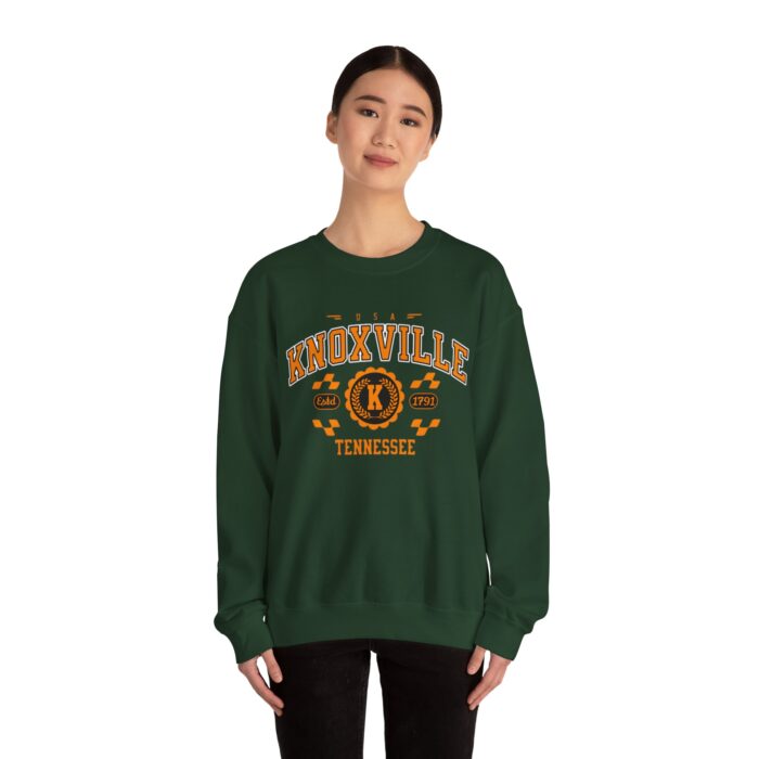 Vintage Knoxville Tennessee Athletic Sports Design varsity pullover sweater Crewneck Sweatshirt - Image 8