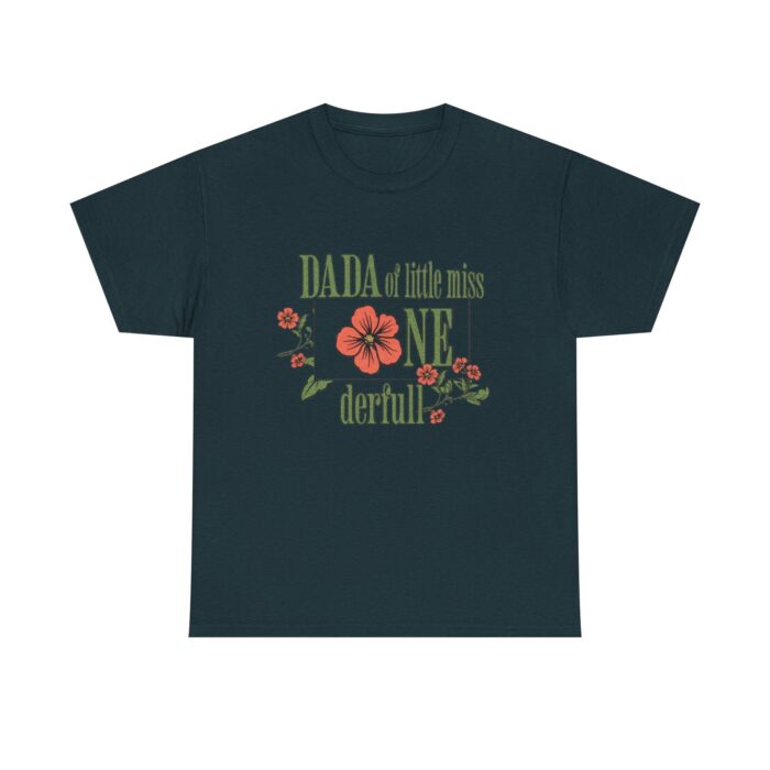 Dada of Miss Onederful  Birthday T-Shirt – Cute Daisy Flower Design for Dads - Image 21