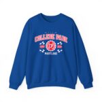 Vintage College Park Maryland Athletic Sports Design varsity sweater Crewneck Sweatshirt - Image 17