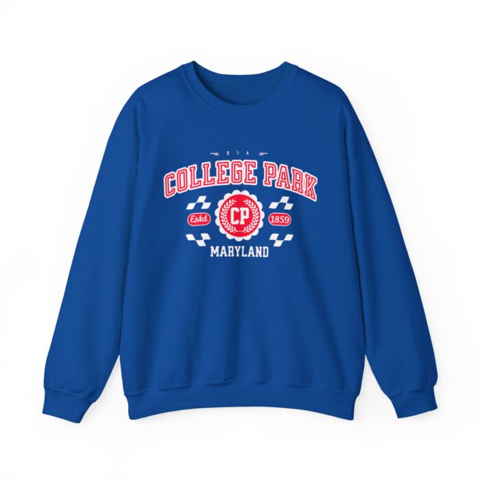 Vintage College Park Maryland Athletic Sports Design varsity sweater Crewneck Sweatshirt - Image 17