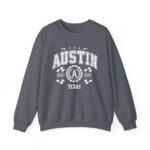 Austin Texas TX Vintage Sports Design Sweatshirt - Retro Athletic Pullover for Men and Women - Image 13