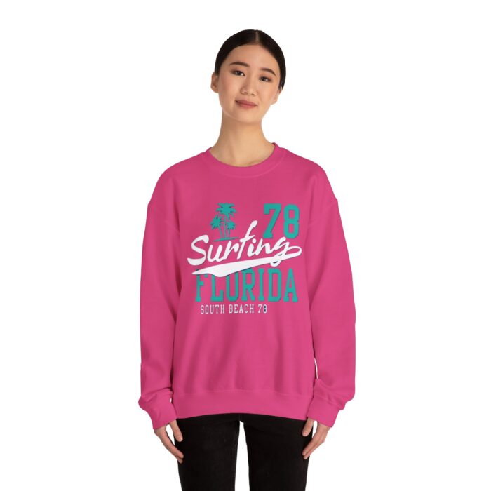 Surfing Florida Urban Varsity ™ Crewneck Sweatshirt Ride the Waves in Style - Image 12