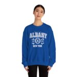 Albany New York Vintage Crewneck Sweatshirt - Retro Graphic Athletic Pullover for Men and Women - Image 20