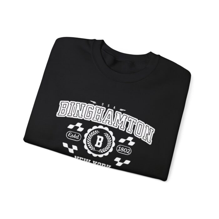 Binghamton New York Vintage Sports Crewneck Sweatshirt - Retro Unisex Pullover for Men and Women sweater - Image 3
