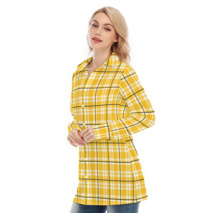 Pittsburgh Steelers Zubaz All-Over Print Women's Long Shirt - Image 2
