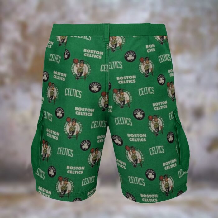 Boston Celtics Cargo Shorts - Image 2