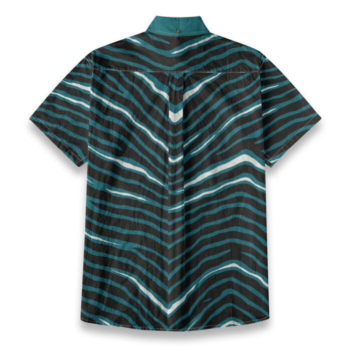 Philadelphia Eagles Zubaz All-Over Print Men's Breathable Cotton Shirt|125GSM - Image 3