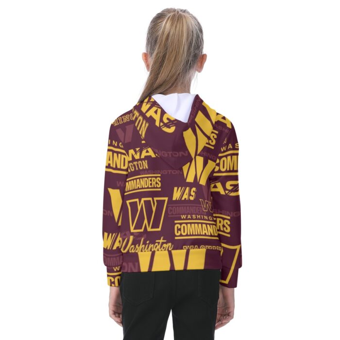 Washington Commanders  Kid's Heavy Fleece Hoodie - Image 4