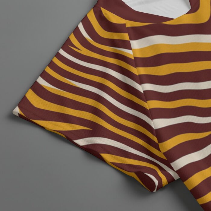 Washington Commanders zubaz Men's Jersey With Short Raglan Sleeve - Image 4