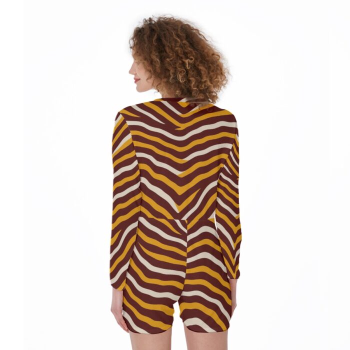Washington Commanders Zubaz One-Piece Women's Pajamas - Image 4
