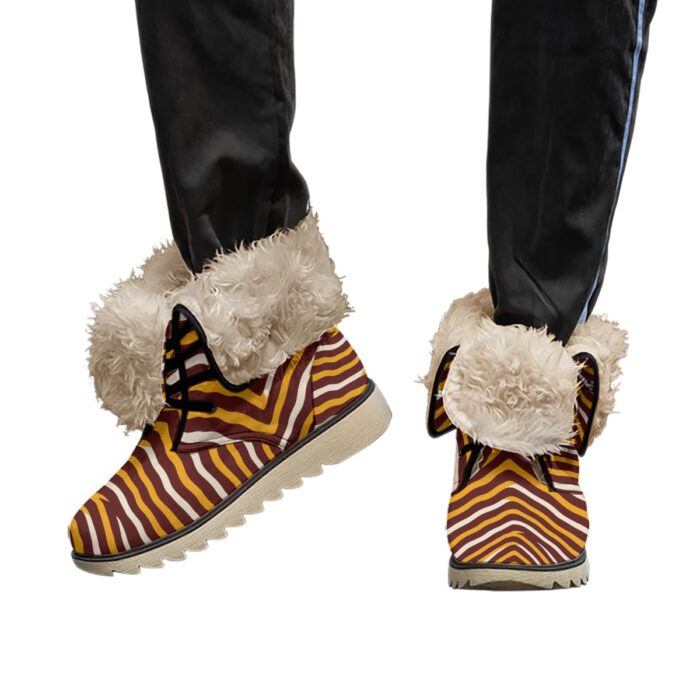 Washington Commanders zubaz Plush Boots - Image 4