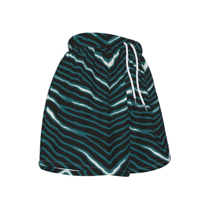 Philadelphia Eagles Zubaz All-Over Print Women's Sports Shorts - Image 3