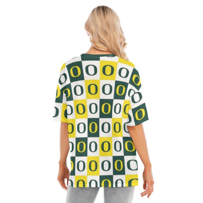 Oregon - Ducks Women's Short Sleeves T-shirt With Hem Split - Image 3