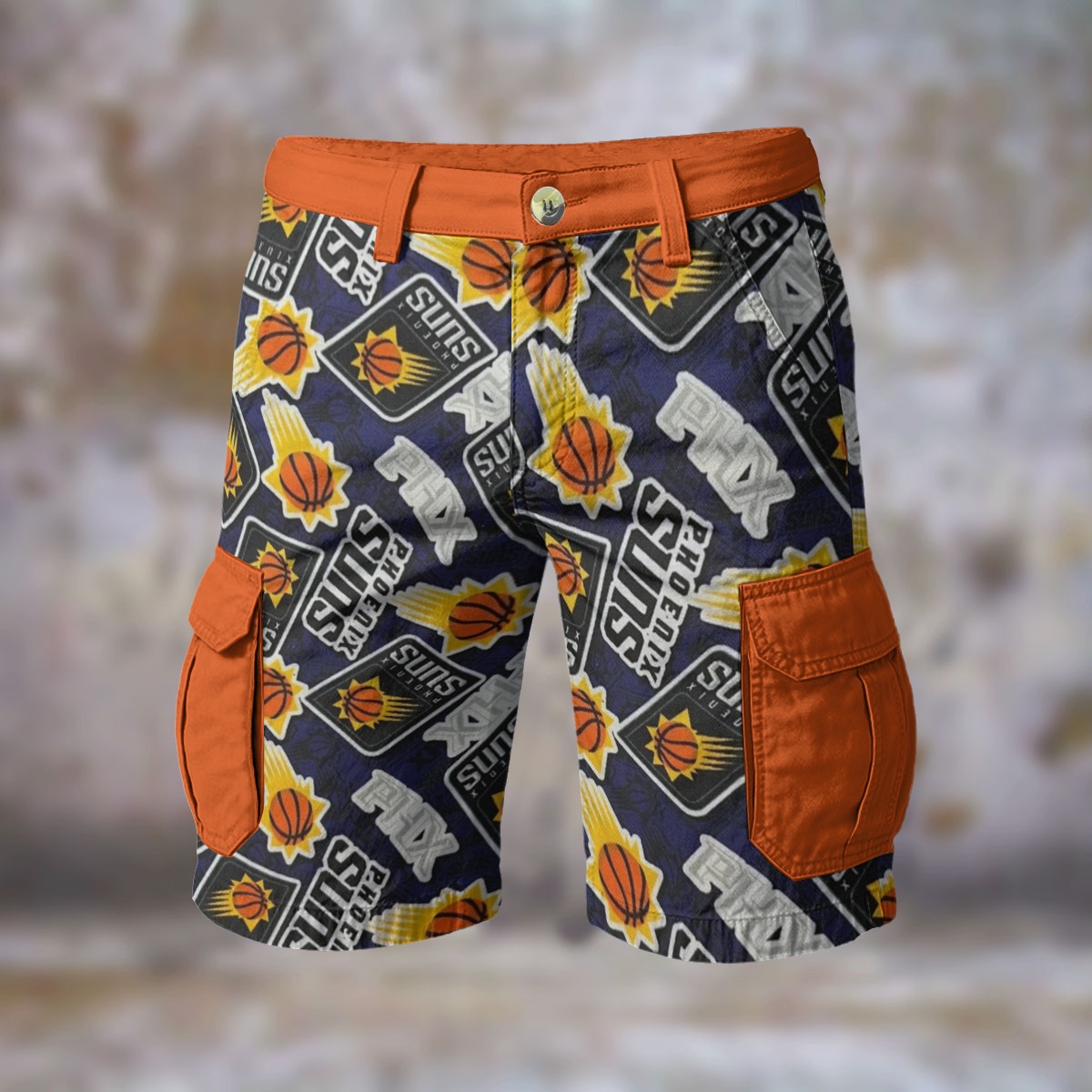 Phoenix Suns basketball Cargo Shorts - Image 3