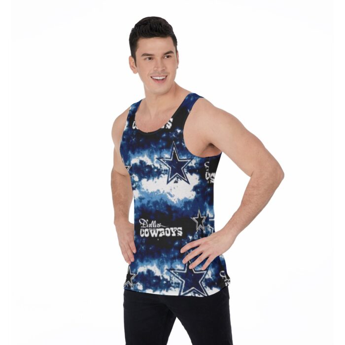 Dallas Cowboys Zubaz All-Over Print Men's Tank Top - Image 5