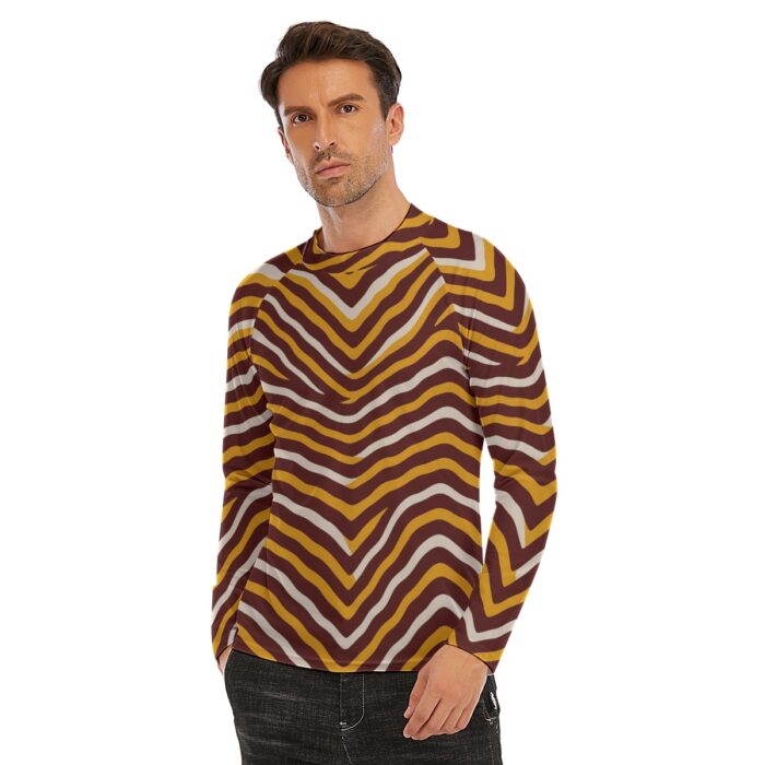 Washington Commanders zubaz Men's Long Sleeve Tight surf clothing - Image 1