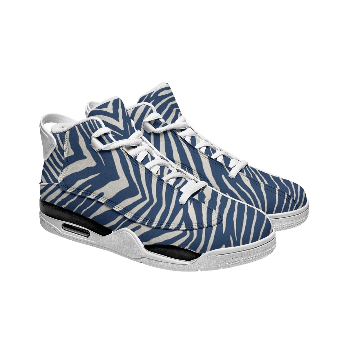 Dallas Cowboys Zubaz Men's Shock Absorption and Non-Slip Basketball Shoes - Image 4