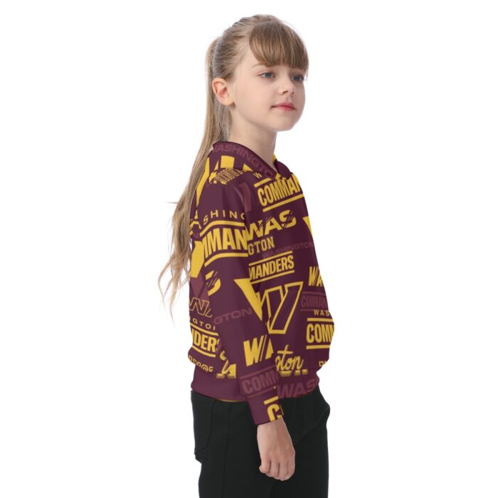 Washington Commanders  Kid's Heavy Fleece Hoodie - Image 2