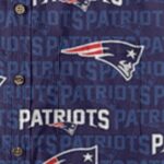 New England Patriots All-Over Print Men's Casual Lapel Long Sleeve Shirt|125GSM Cotton - Image 3